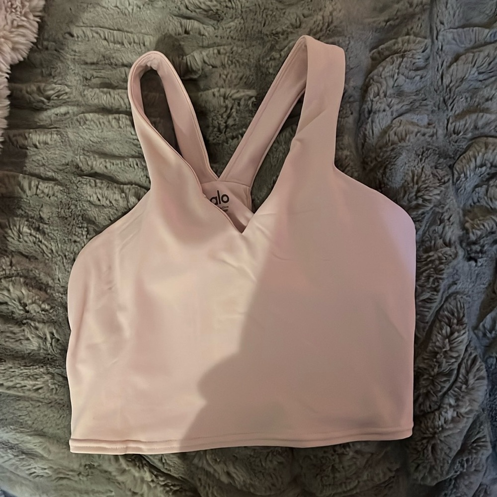 Alo pink Sports Bra